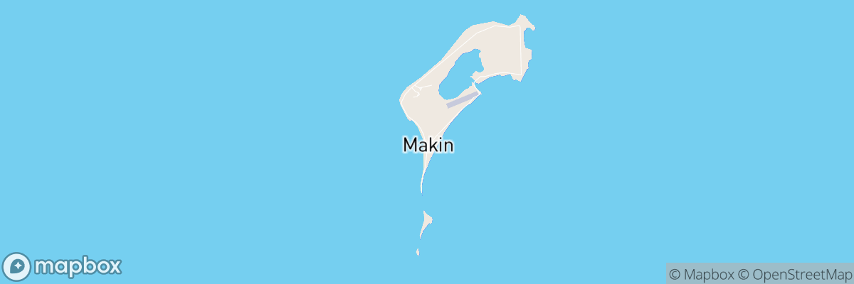 Makin Village, Gilbert Islands map