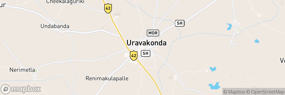 Uravakonda, Andhra Pradesh map