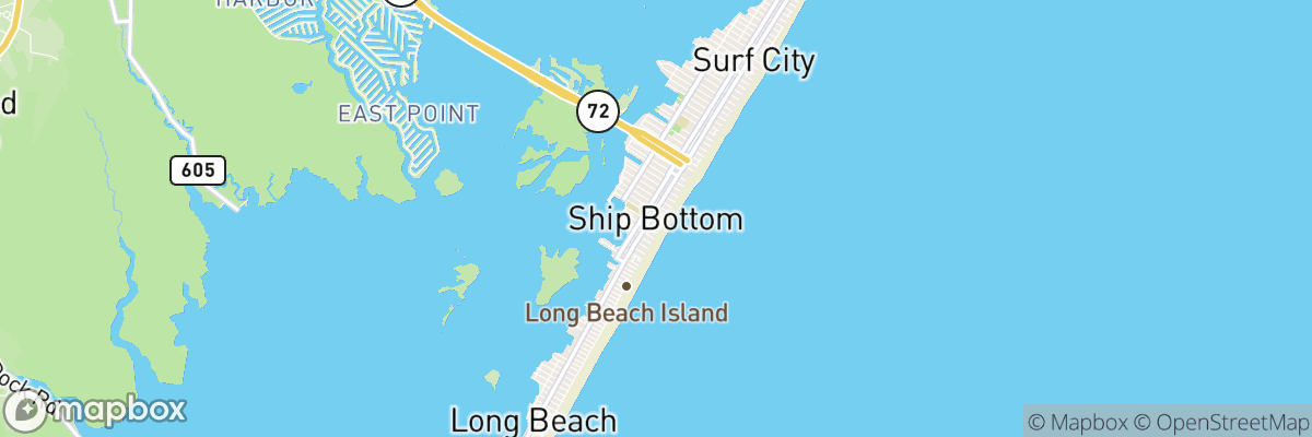 Ship Bottom, New Jersey map