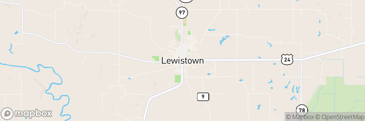 Lewistown, Illinois map