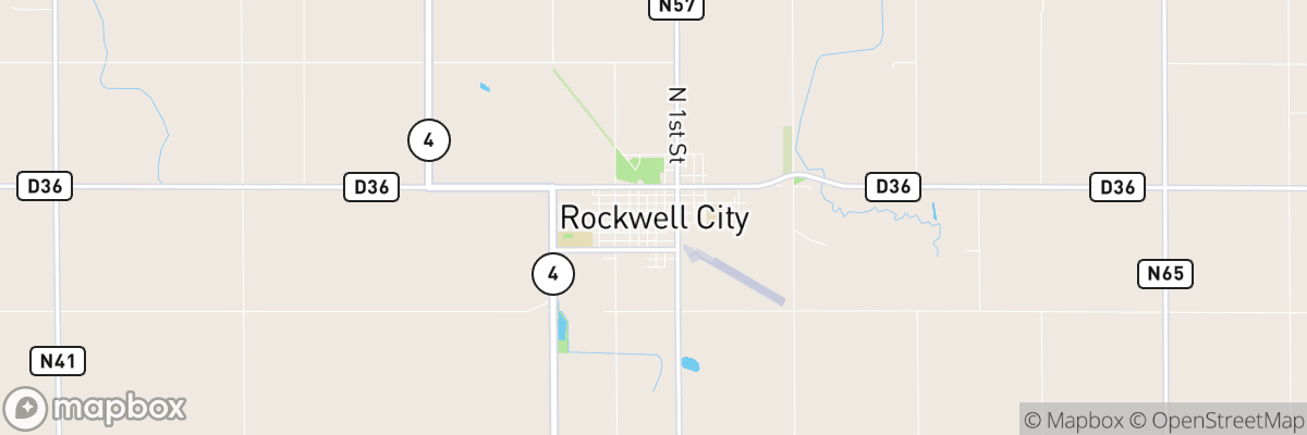 Rockwell City, Iowa map