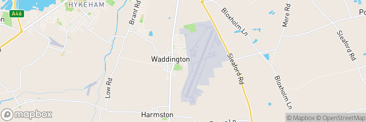 Waddington, England map