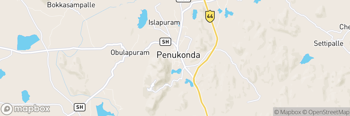 Penukonda, Andhra Pradesh map