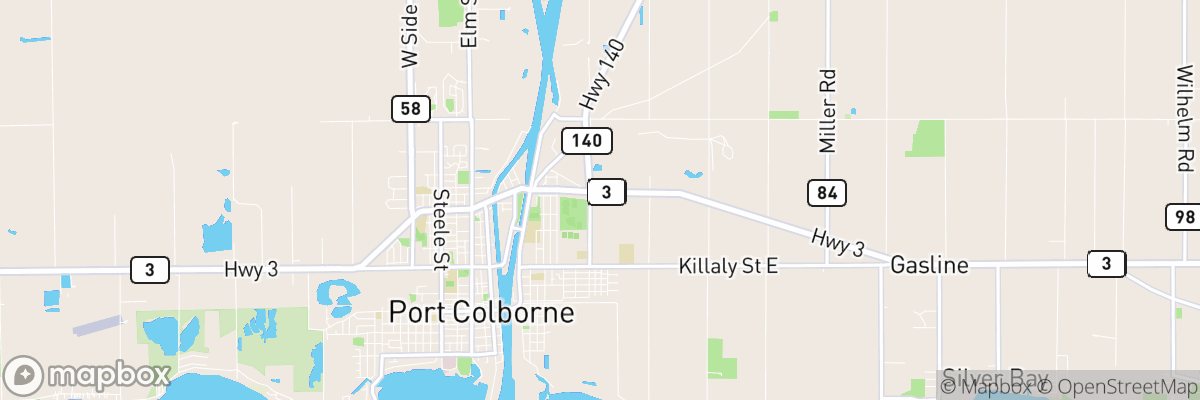 Port Colborne, Ontario map