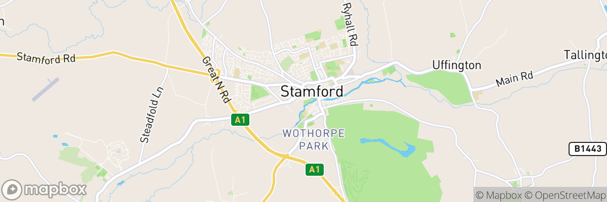 Stamford, England map