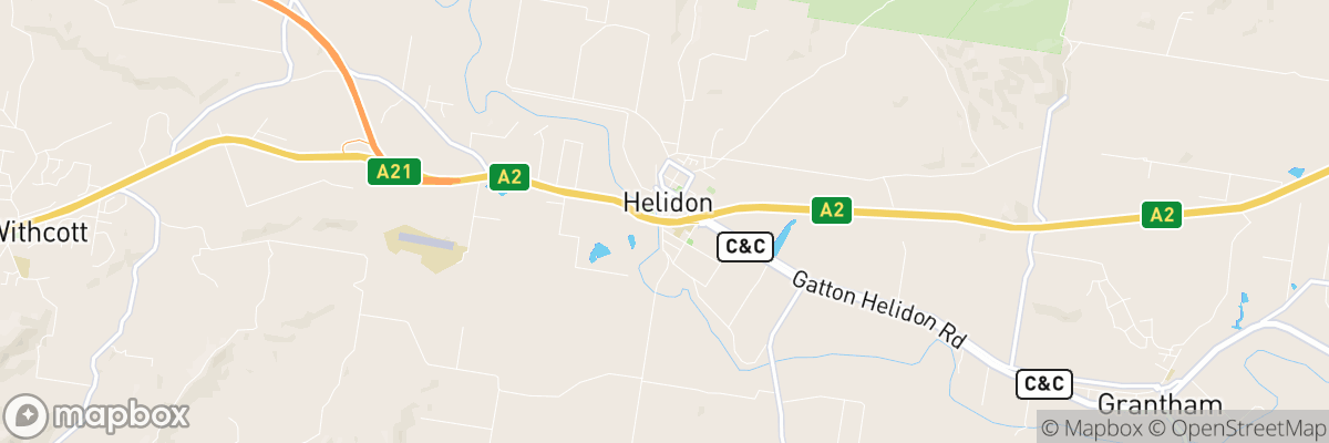 Helidon, Queensland map