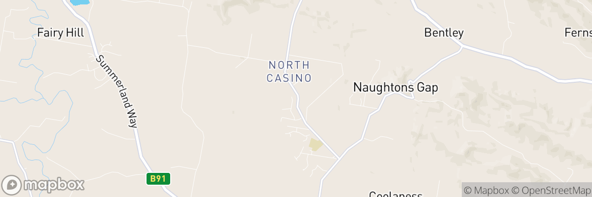 North Casino, New South Wales map