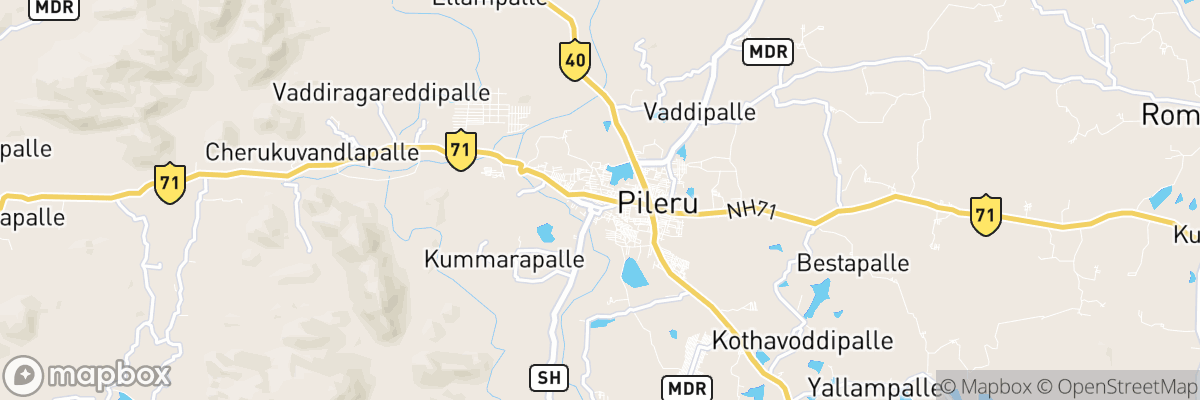 Pīleru, Andhra Pradesh map