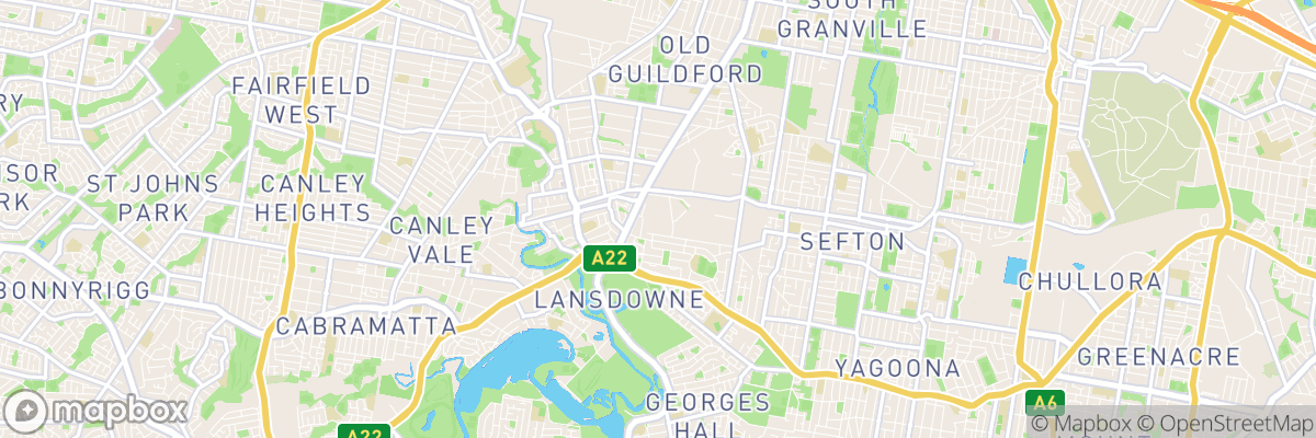 Villawood, New South Wales map