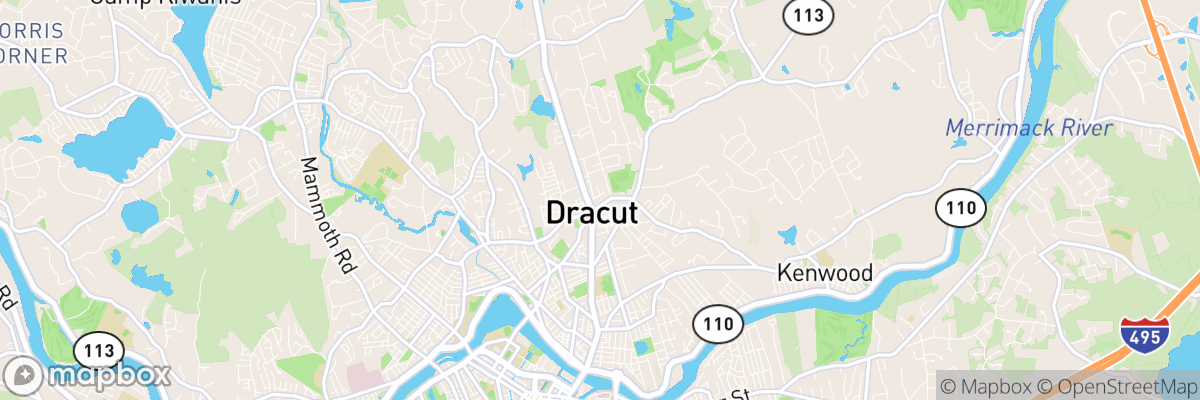 Dracut, Massachusetts map