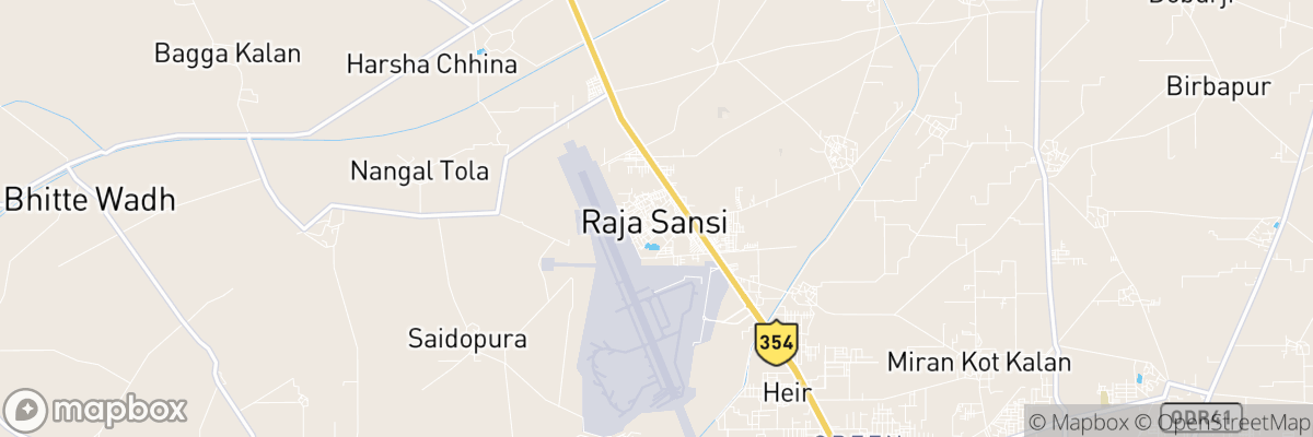 Rāja Sānsi, Punjab map