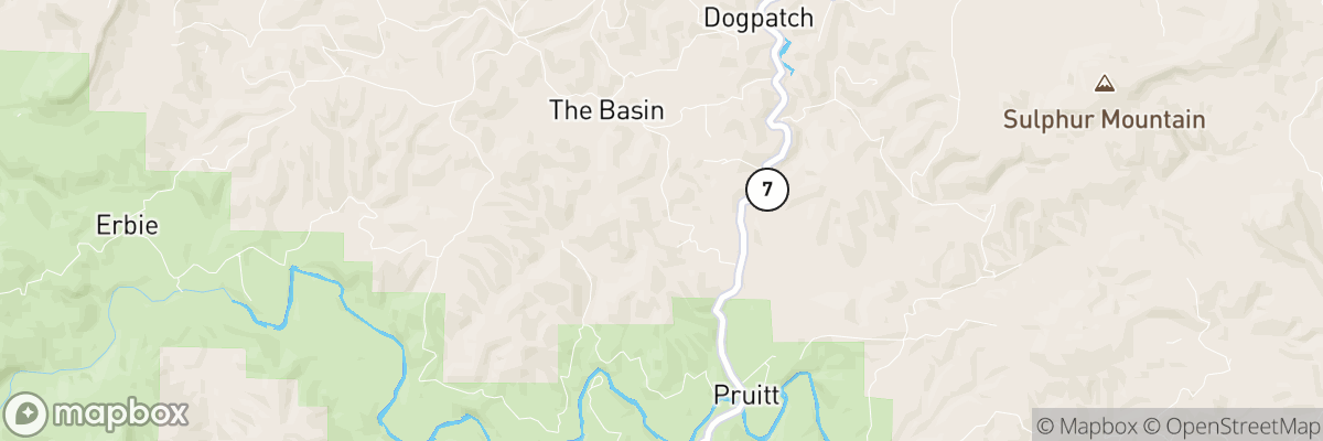 Marble Falls, Arkansas map