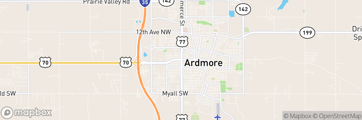 Ardmore, Oklahoma map