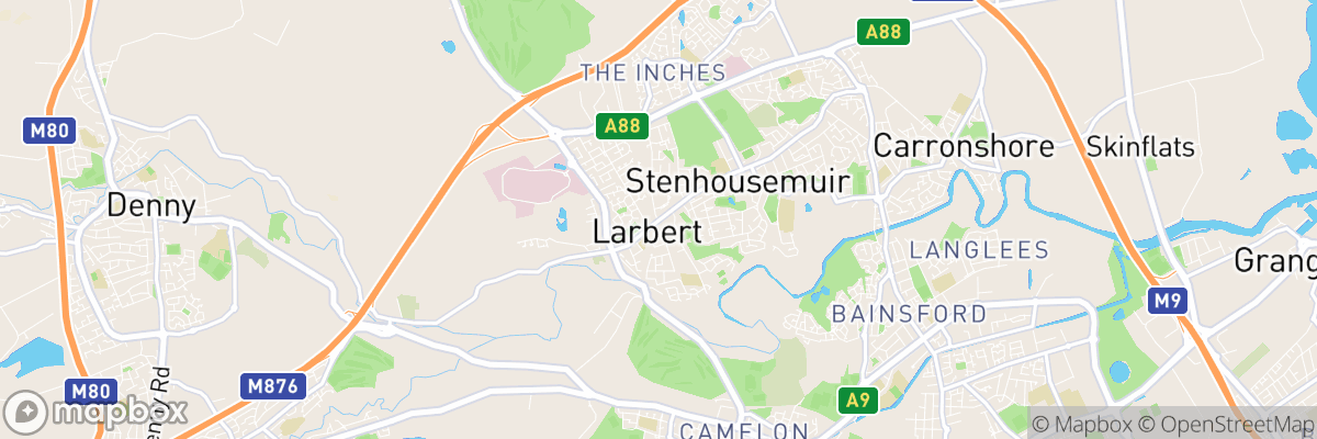 Larbert, Scotland map