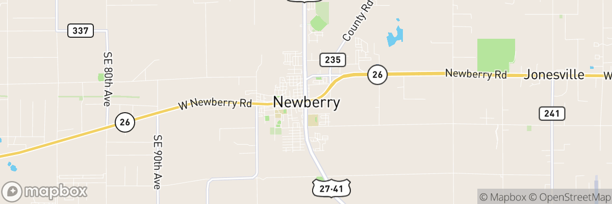 Newberry, Florida map