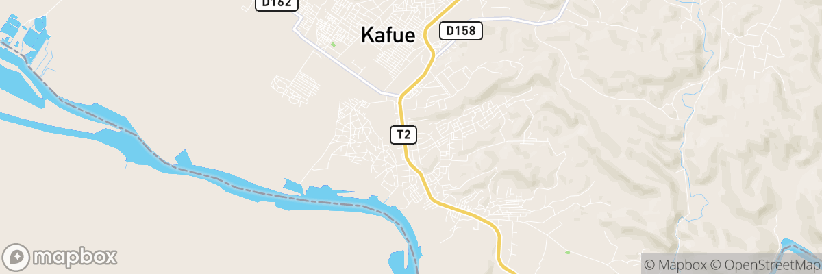 Kafue, Lusaka Province map