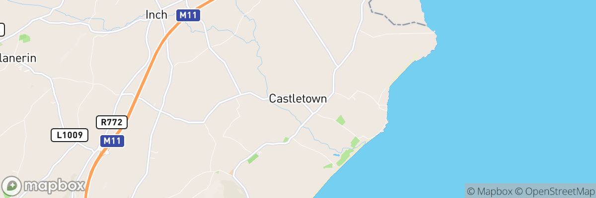 Castletown, Leinster map