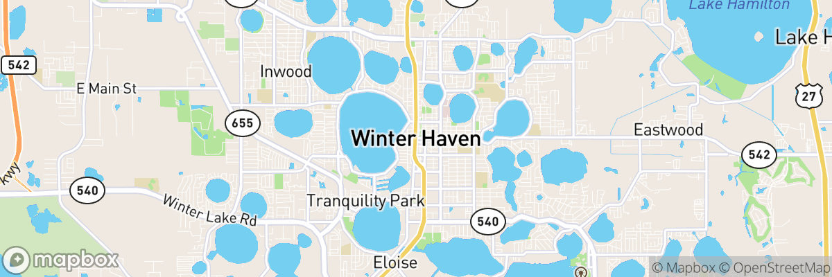 Winter Haven, Florida map