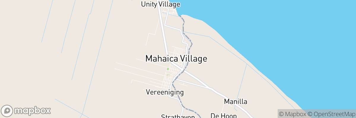 Mahaica Village, Demerara-Mahaica Region map