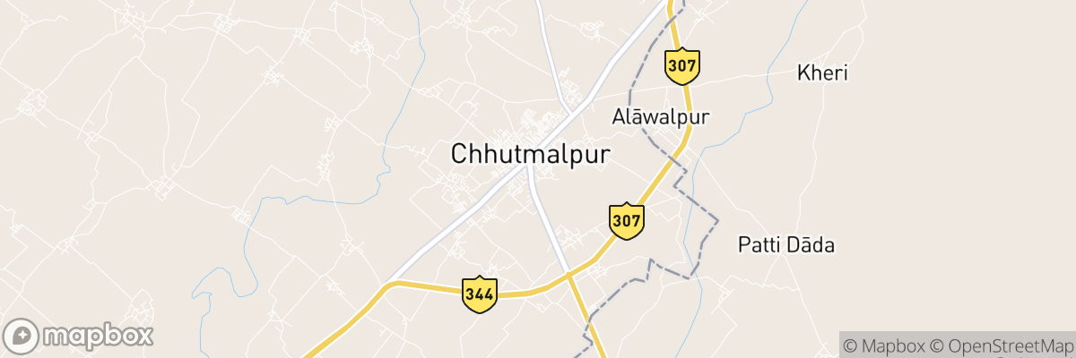 Chhutmalpur, Uttar Pradesh map