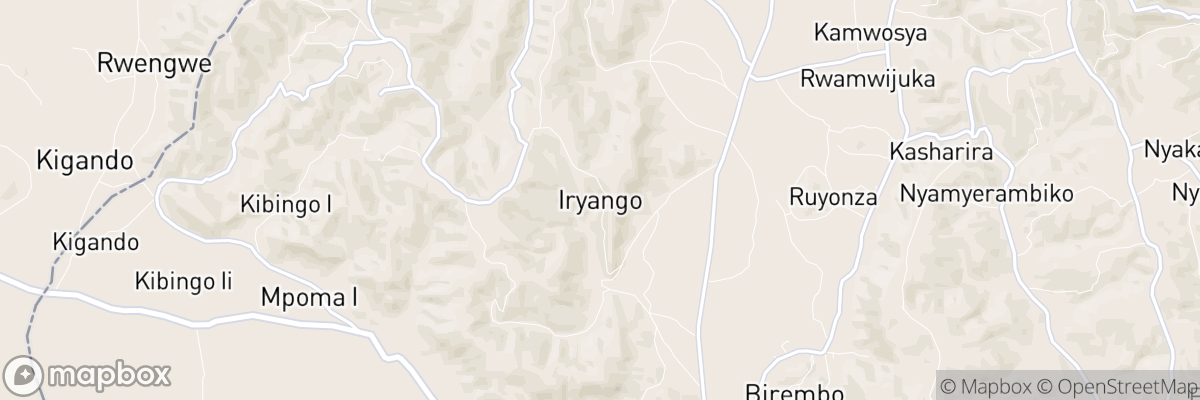 Iryango, Western Region map