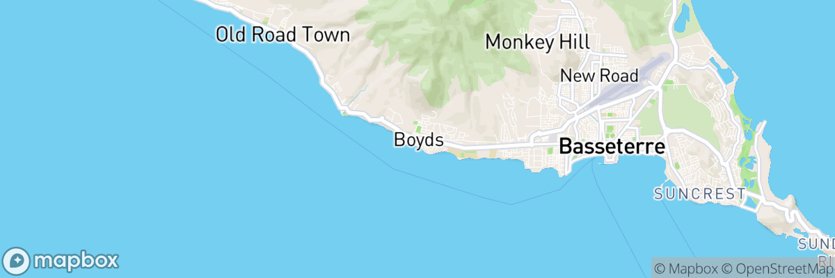 Boyd’s, Trinity Palmetto Point map