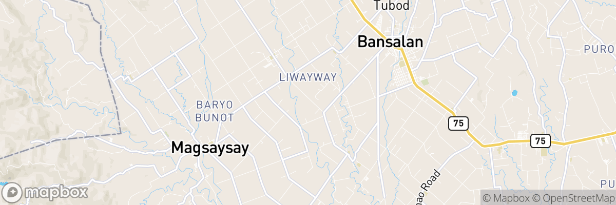 Magsaysay, Davao map