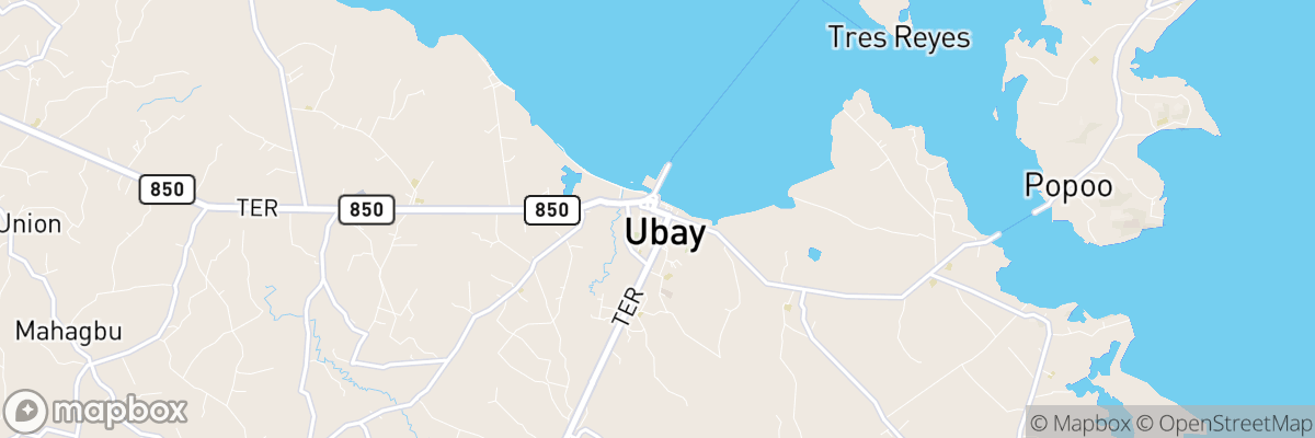 Ubay, Central Visayas map