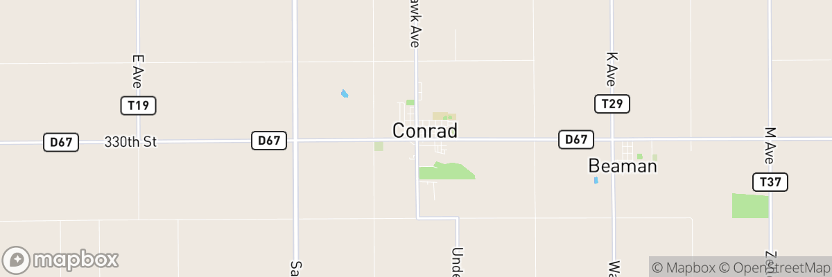 Conrad, Iowa map