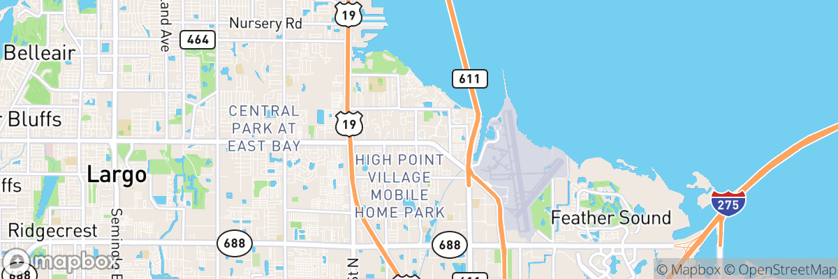 South Highpoint, Florida map