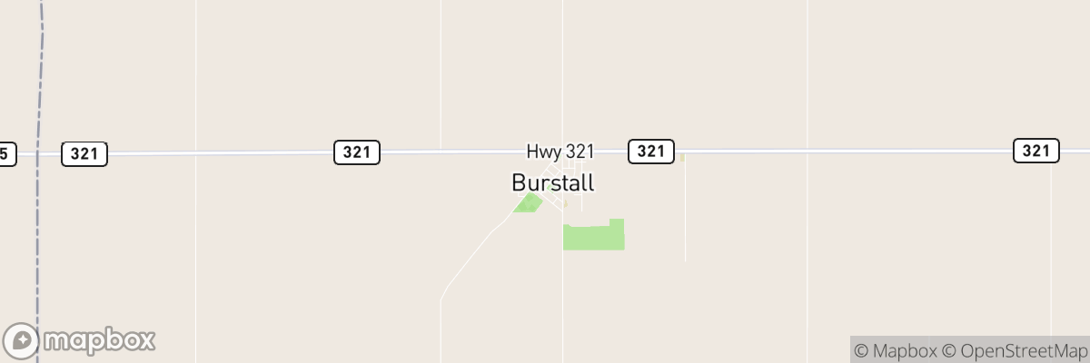 Burstall, Saskatchewan map