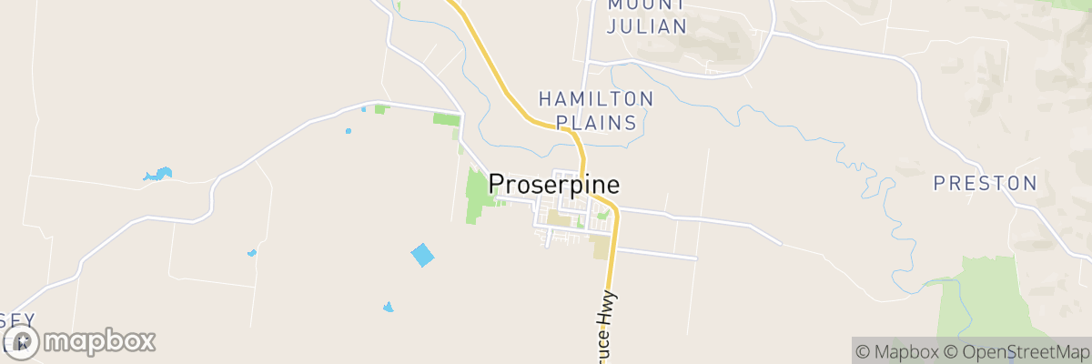 Proserpine, Queensland map