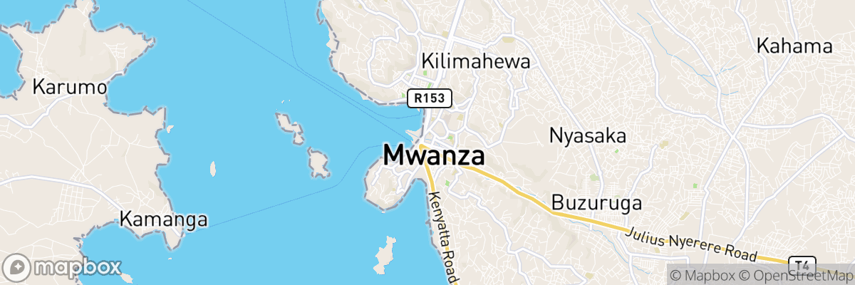 Mwanza, Mwanza Region map