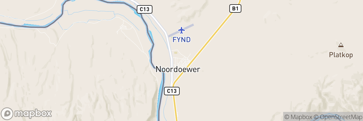 Noordoewer, Karas map