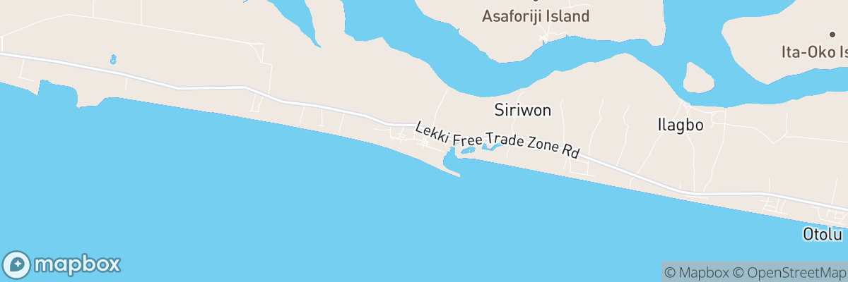 Lekki, Lagos State map