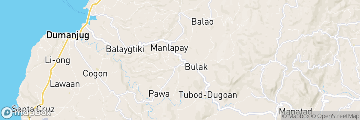 Tubod-dugoan, Central Visayas map