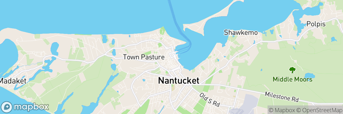 Nantucket, Massachusetts map