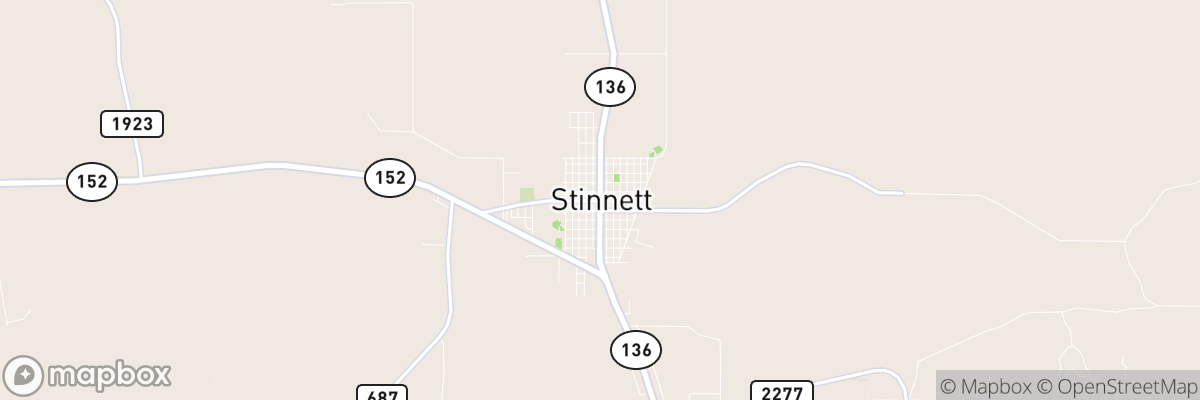 Stinnett, Texas map