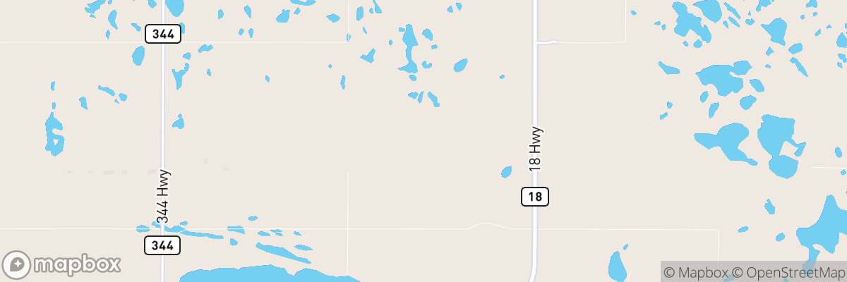 Prairie Lakes, Manitoba map