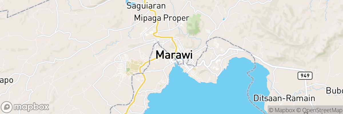 Marawi City, Autonomous Region in Muslim Mindanao map