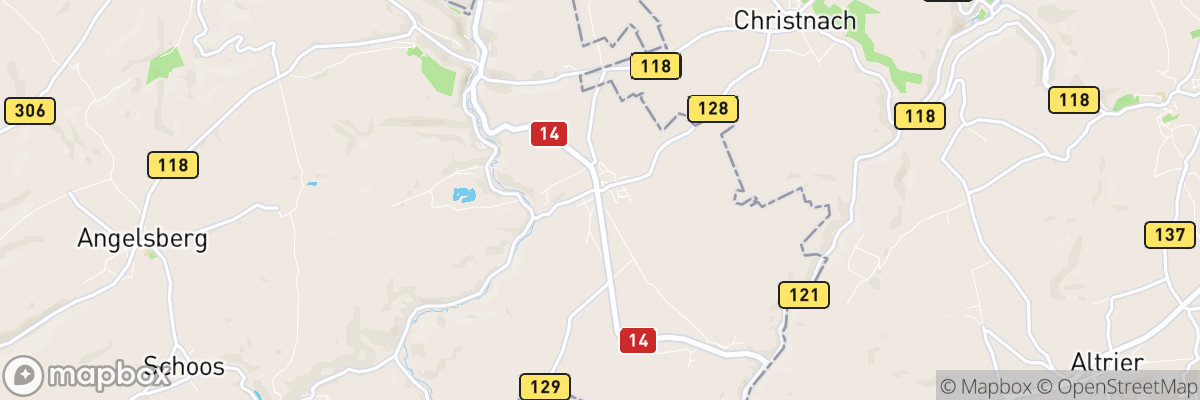 Heffingen, Mersch map