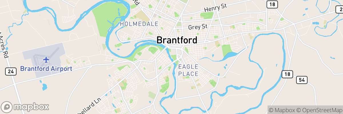 Brantford, Ontario map