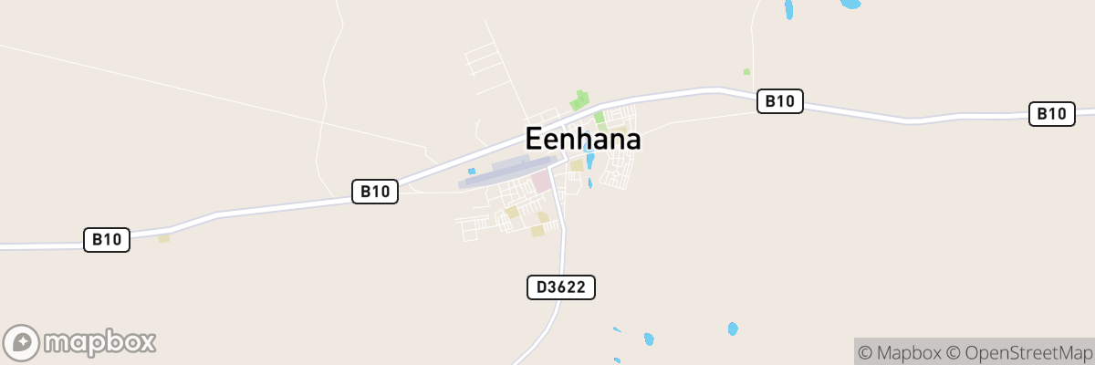 Eenhana, Ohangwena map