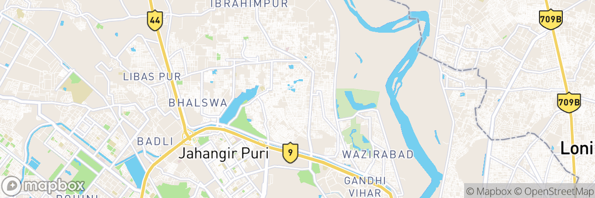 Kamal Pur Majra Burari, National Capital Territory of Delhi map