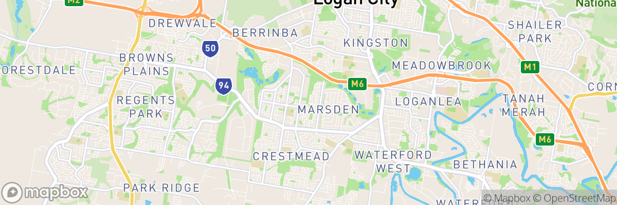 Marsden, Queensland map