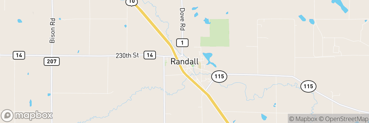 Randall, Minnesota map