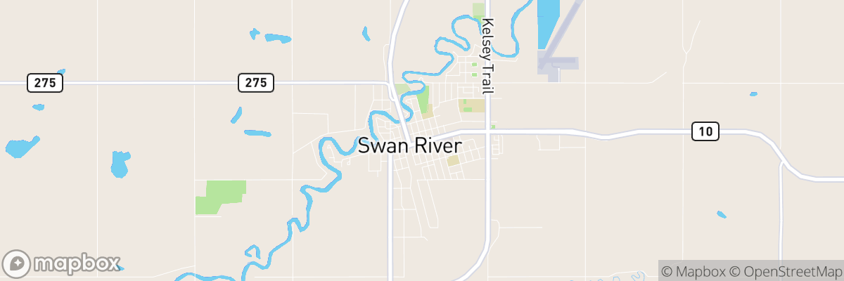 Swan River, Manitoba map