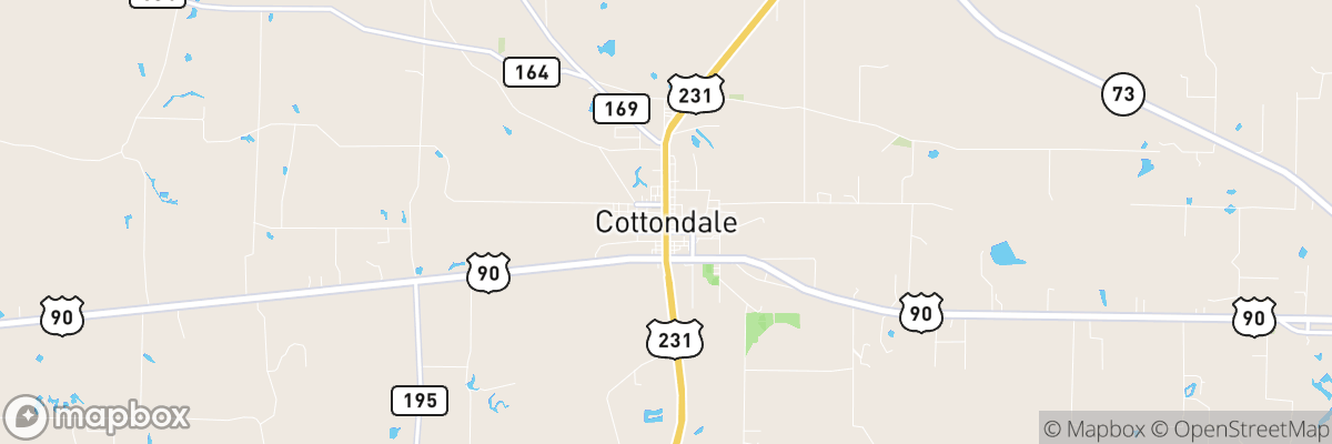 Cottondale, Florida map