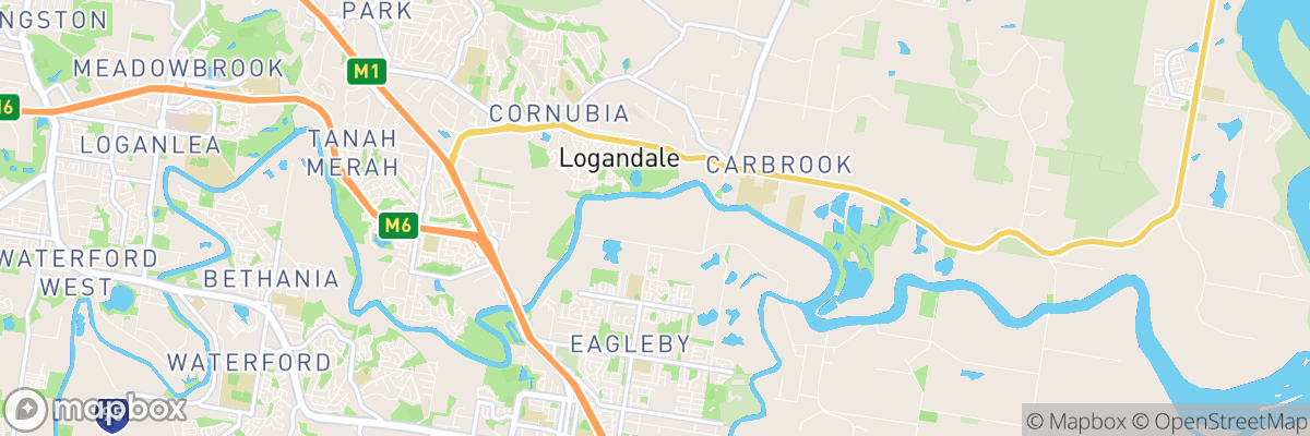 Eagleby, Queensland map