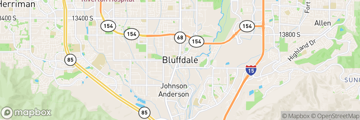 Bluffdale, Utah map